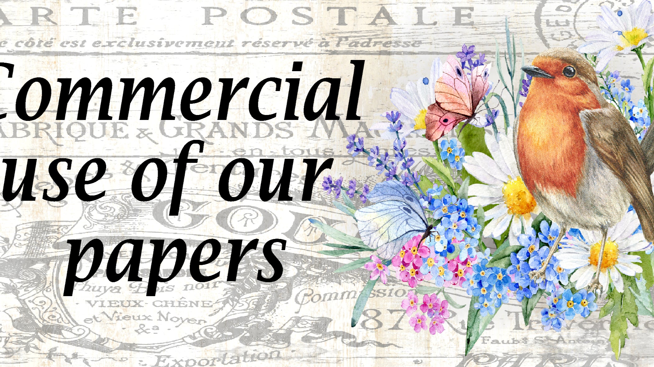Can I use your papers to make items for sale?