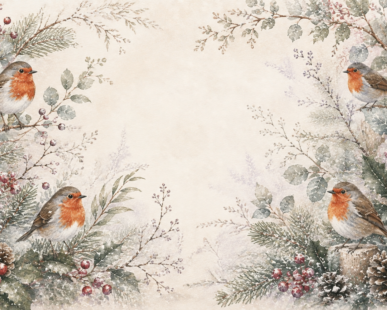 Christmas Robins Collection