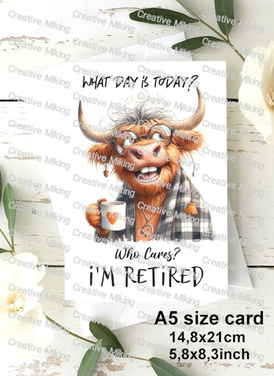 RP5518 - Highland Cow - "What day is today..."
