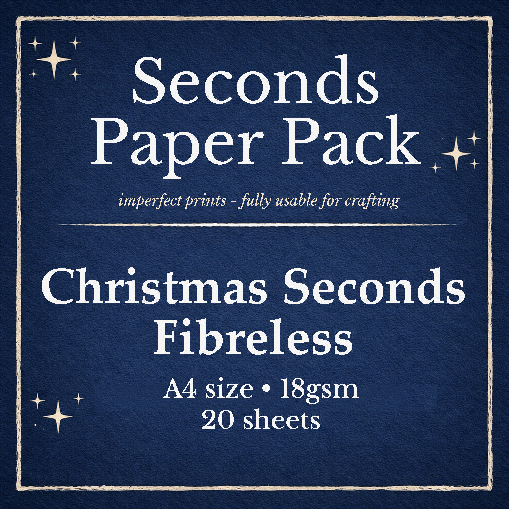 CHRISTMAS SECONDS Packs FIBRELESS A4 size 18gsm (extra thin) - 20 sheets