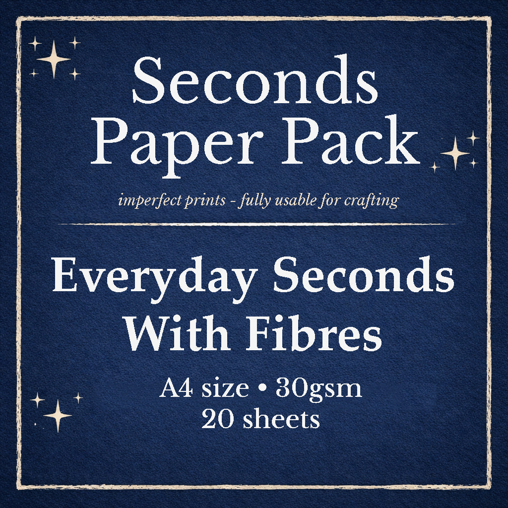 SECONDS Packs WITH Fibres A4 size 30gsm - 20 sheets