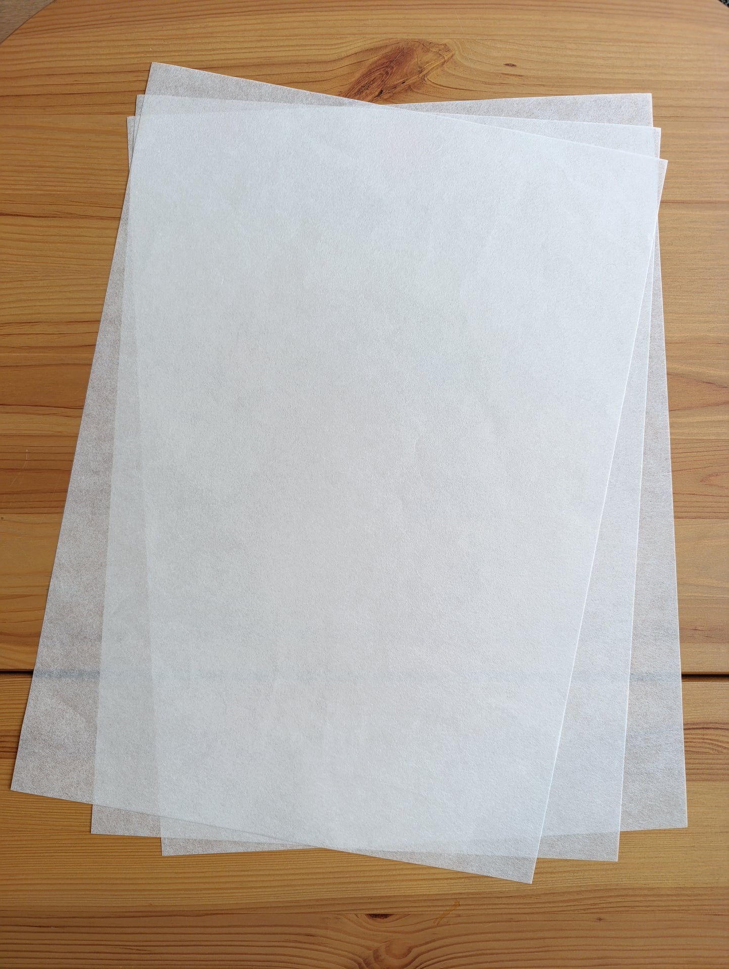 FIBRELESS Plain Mulberry Paper A3 size, 27gsm