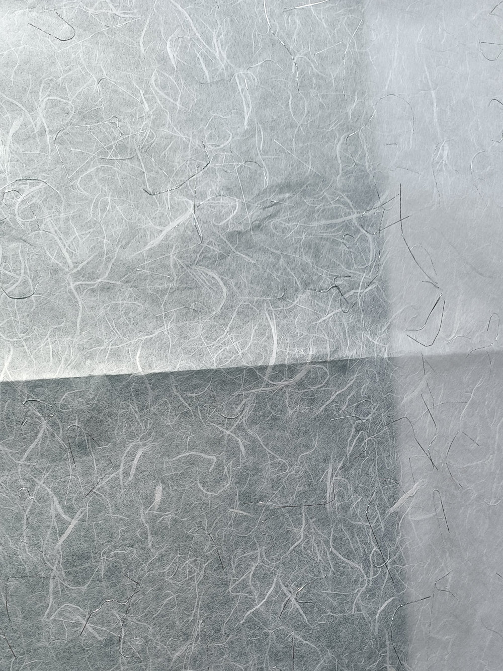 Mulberry paper with silver threads 25gsm