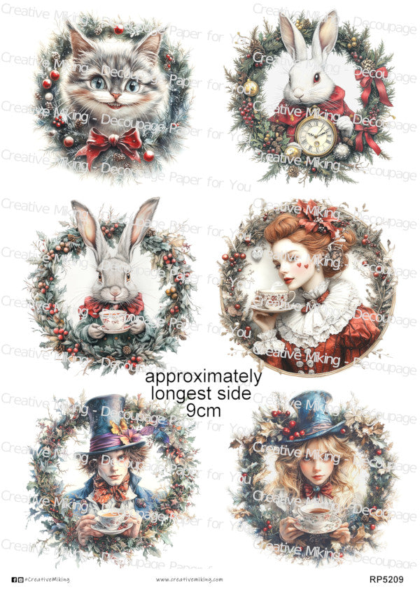 Christmas Alice in Wonderland