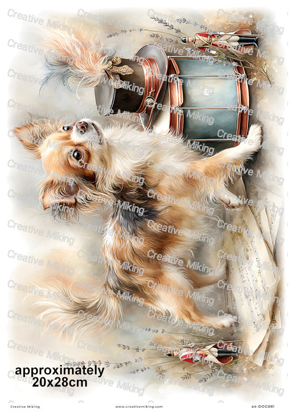 Chihuahua Dog Decoupage Rice Paper | DOG081