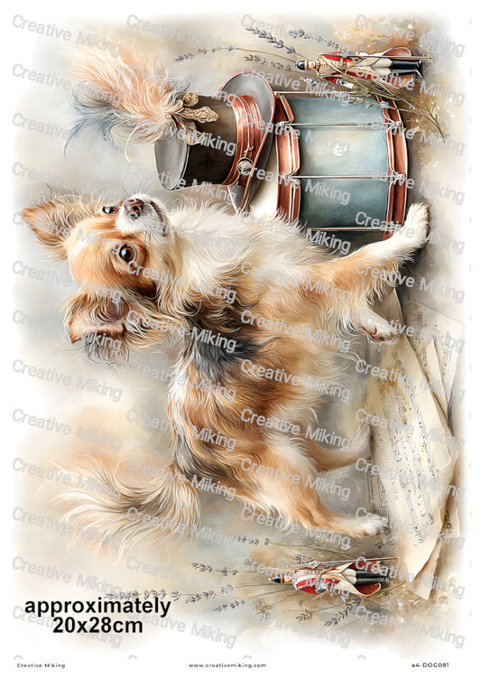 Chihuahua Dog Decoupage Rice Paper | DOG081