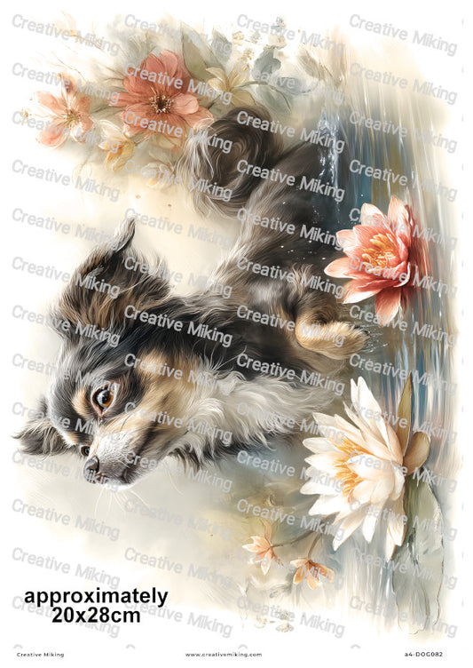 Chihuahua Dog Decoupage Rice Paper | DOG082