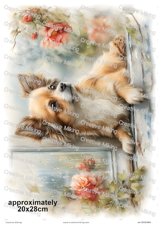Chihuahua Dog Decoupage Rice Paper | DOG084