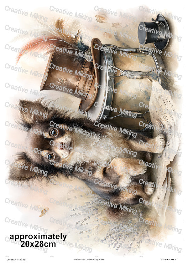 Chihuahua Dog Decoupage Rice Paper | DOG085