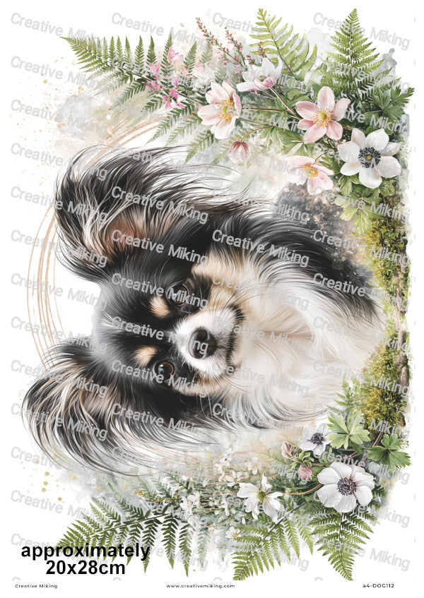 Chihuahua Dog Decoupage Rice Paper | DOG112