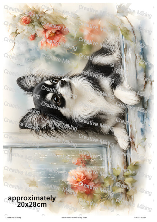 Chihuahua Dog Decoupage Rice Paper | DOG117