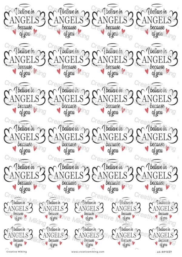 Angels Memorial Decoupage Rice Paper | RP1037
