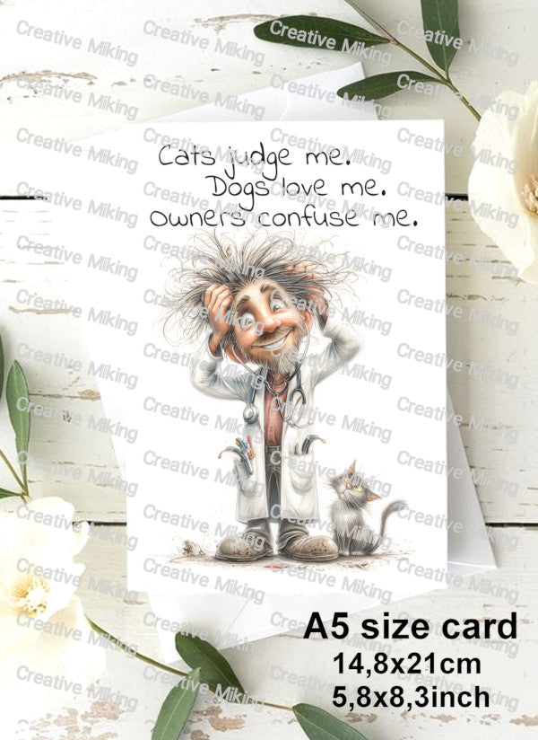 RP6753 - Vet - "Cats judge me..."