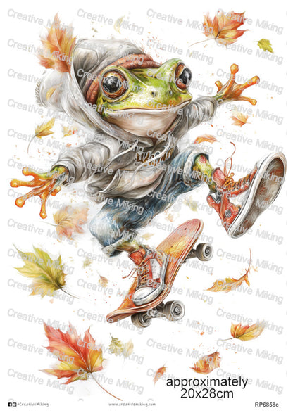 RP6858c - Skateboard Frog