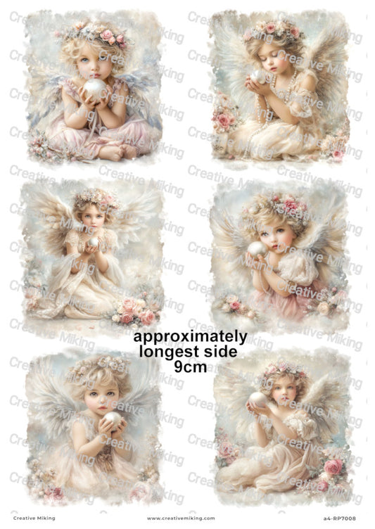 Vintage Angel Cherubs Decoupage Paper | RP7008
