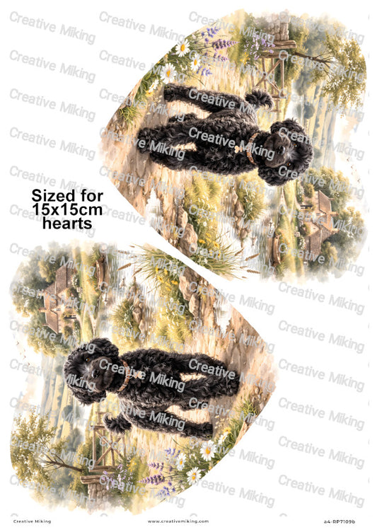 Cockapoo Dog Decoupage Rice Paper | RP7109b