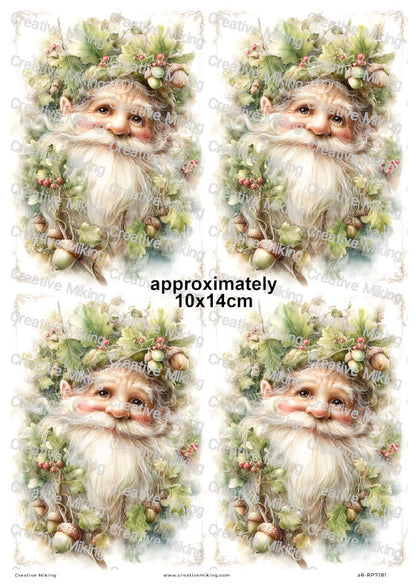 Oak Gnome Decoupage Rice Paper | RP7181