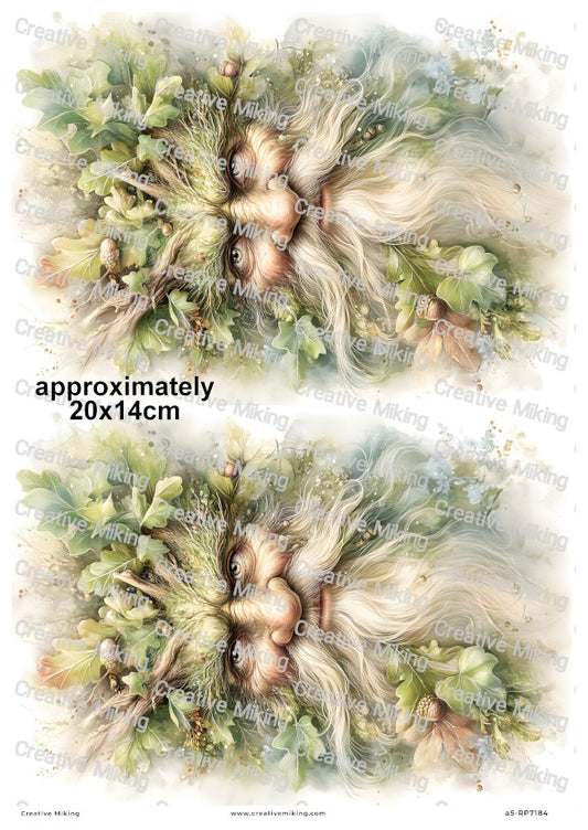 Oak King Decoupage Rice Paper | RP7184