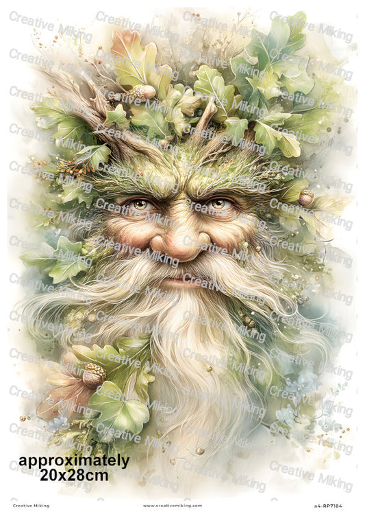 Oak King Decoupage Rice Paper | RP7184