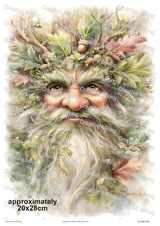 Oak King Decoupage Rice Paper | RP7187