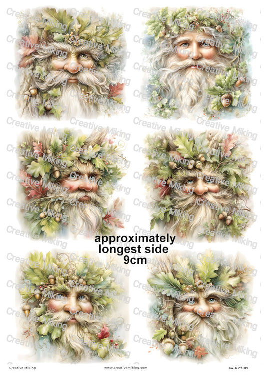 Oak King Decoupage Rice Paper | RP7189