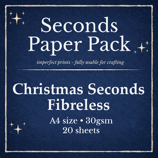 CHRISTMAS SECONDS Packs FIBRELESS A4 size 30gsm - 20 sheets