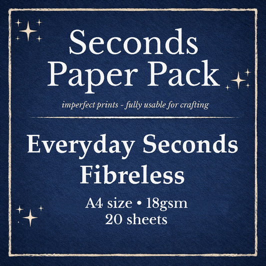 SECONDS Packs FIBRELESS A4 size 18gsm (extra thin) - 20 sheets