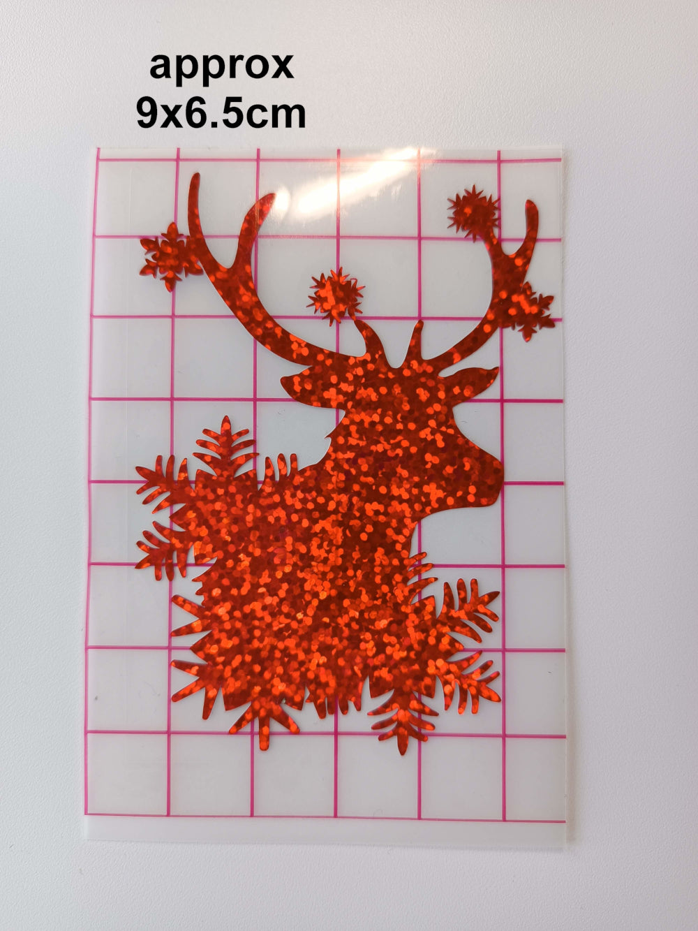 Vinyl Decal - Deer in Snowflakes