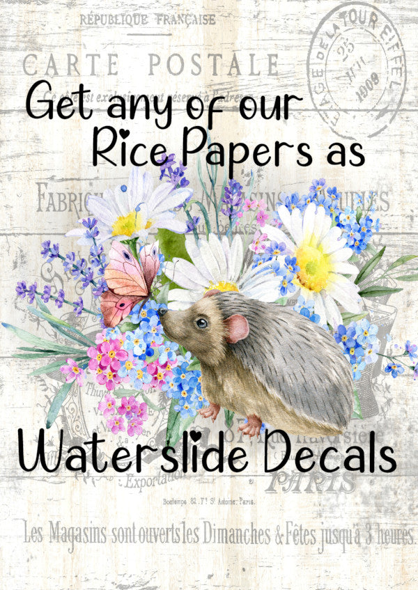 Waterslide Decal Paper WD000